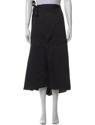 Pre-owned Joseph Midi Length Skirt In Black