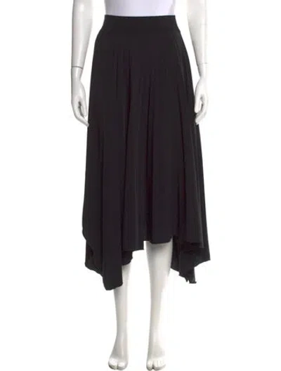Pre-owned Joseph Midi Length Skirt In Black