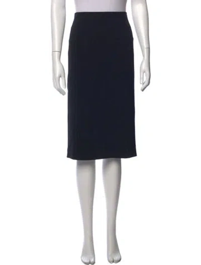 Pre-owned Joseph Midi Length Skirt In Black