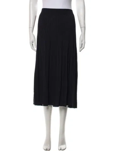 Pre-owned Joseph Midi Length Skirt In Black
