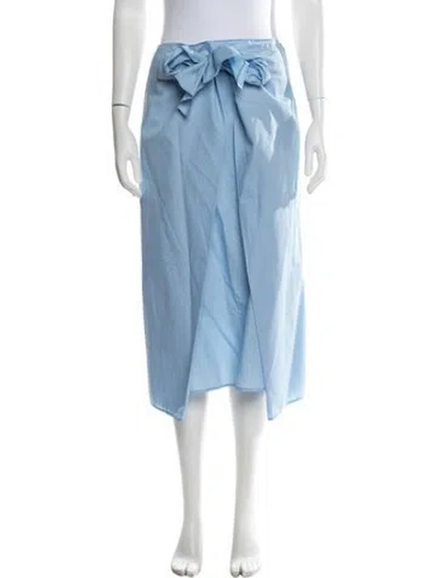 Pre-owned Joseph Midi Length Skirt In Blue
