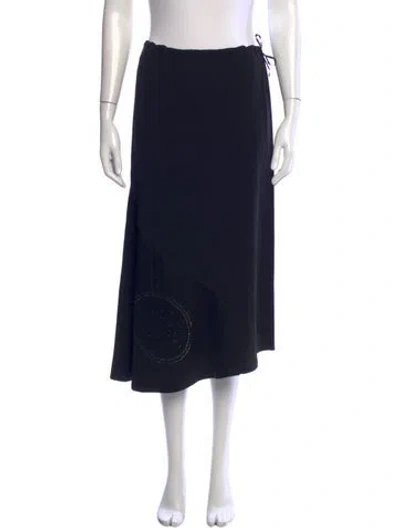 Pre-owned Joseph Midi Length Skirt In Blue