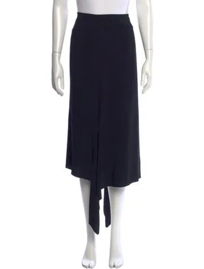 Pre-owned Joseph Midi Length Skirt In Blue