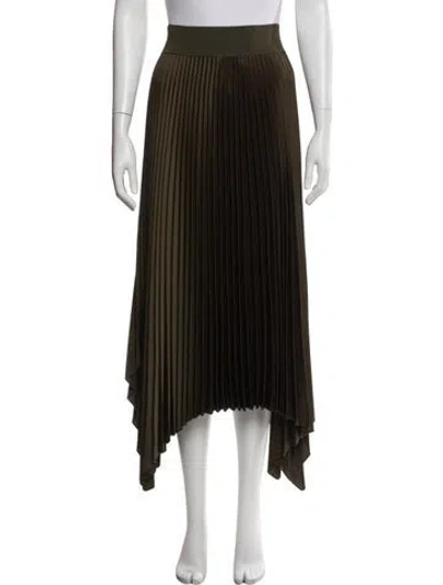 Pre-owned Joseph Midi Length Skirt In Green