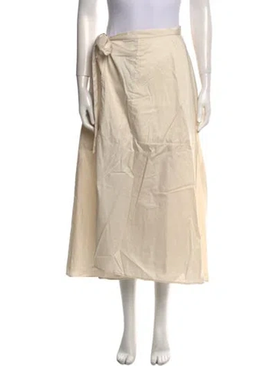 Pre-owned Joseph Midi Length Skirt In Neutral