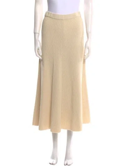 Pre-owned Joseph Midi Length Skirt In Neutral