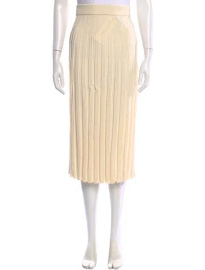 Pre-owned Joseph Midi Length Skirt In Neutral