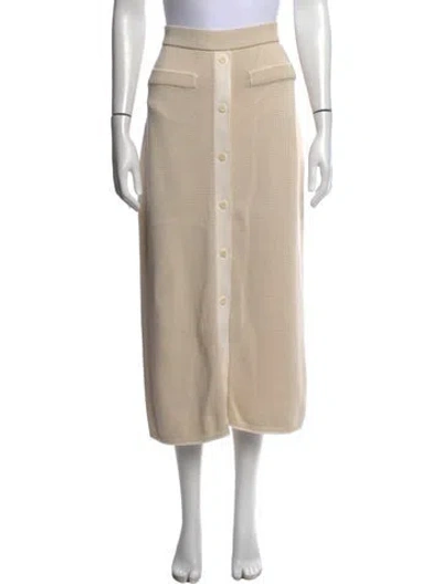 Pre-owned Joseph Midi Length Skirt In Neutral