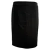 Joseph Midi Pencil Skirt In Black Polyester In Black