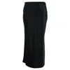 Joseph Midi Skirt In Black Silk In Black