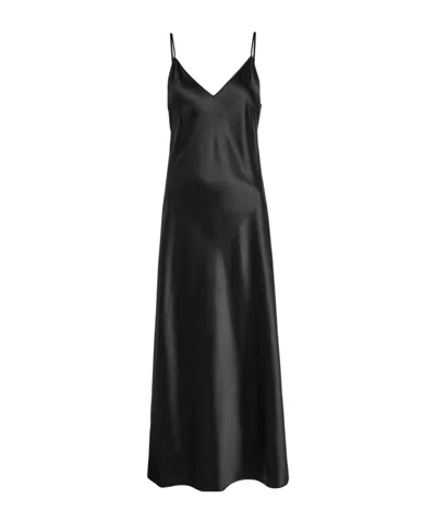 Joseph Midi-length Spaghetti Strap Dress In Black