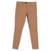 Joseph Midrise Skinny Trousers In Brown Cotton In Brown