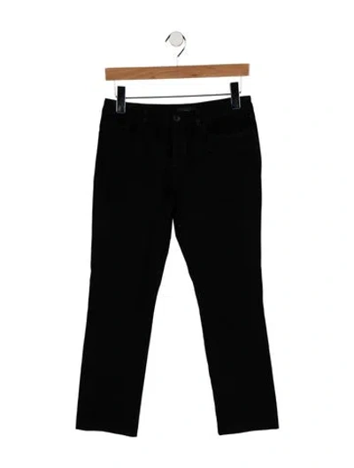 Pre-owned Joseph Mid-rise Straight Leg Jeans In Black