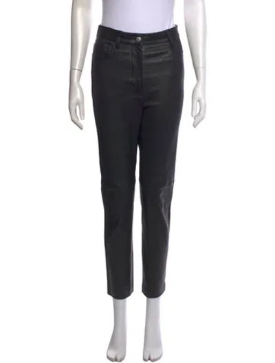 Pre-owned Joseph Mid-rise Straight Leg Jeans In Black