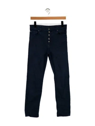 Pre-owned Joseph Mid-rise Straight Leg Jeans In Blue