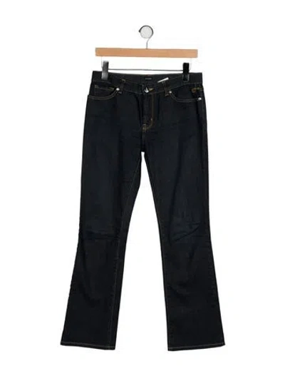 Pre-owned Joseph Mid-rise Straight Leg Jeans In Gray