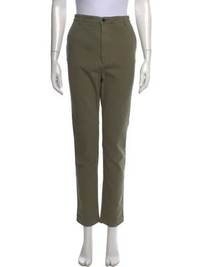 Pre-owned Joseph Mid-rise Straight Leg Jeans In Green