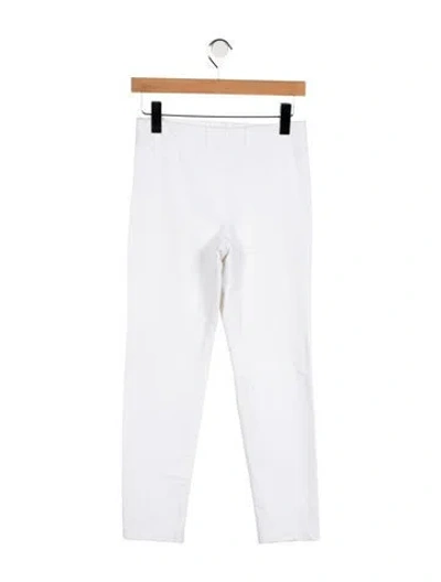 Pre-owned Joseph Mid-rise Straight Leg Jeans In White