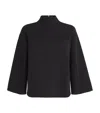 Joseph Milano-knit Larrey Compact Sweater In Black