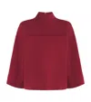 Joseph Milano-knit Larrey Compact Sweater In Burgundy