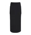 Joseph Milano-knit Midi Skirt In Black