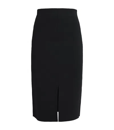 Joseph Milano-knit Safir Midi Skirt In Black