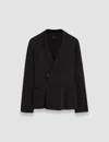 Joseph Milano Knit Stretch Jacket In Black