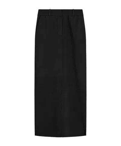 Joseph Womens Black Milano Stretch-knit Maxi Skirt Xs