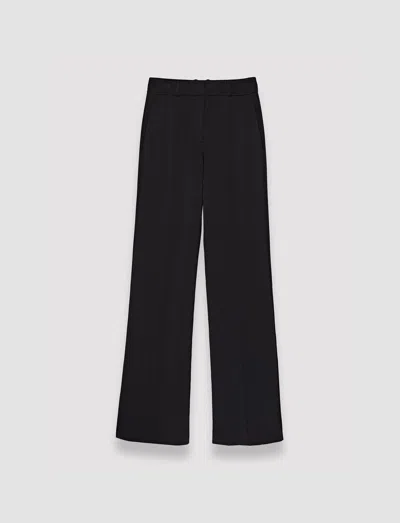 Joseph Milano Knit Stretch Trousers In Black