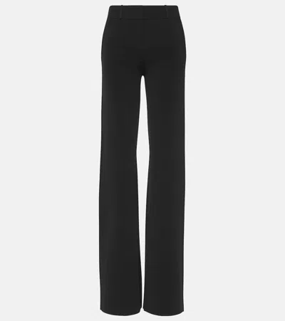 Joseph Milano Mid-rise Straight Trousers In Black