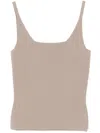 Joseph Milano Tank Top In Neutrals