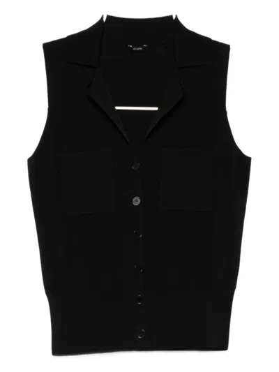 Joseph Milano Vest In Black