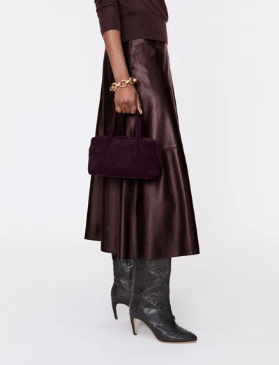 Joseph Mini Loaf Leather Bag In Purple