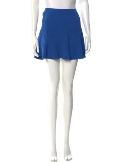 Pre-owned Joseph Mini Skirt In Blue