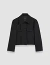 Joseph Mistral Fluid Twill Wool Jacket In Black