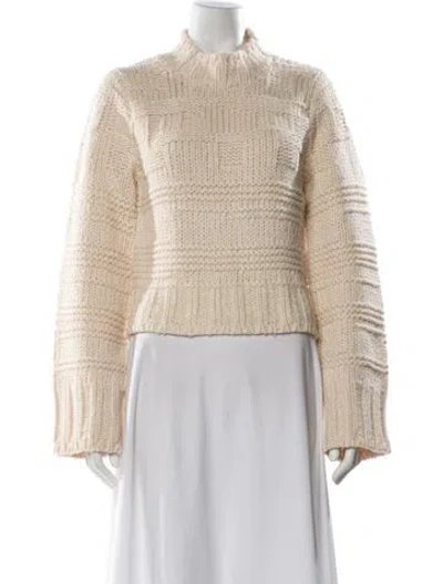 Pre-owned Joseph Mock Neck Sweater In Multi