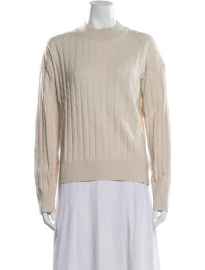 Pre-owned Joseph Mock Neck Sweater W/ Tags In Neutrals