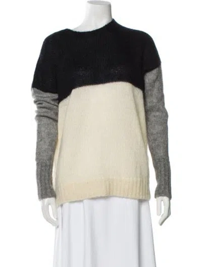 Pre-owned Joseph Mohair Striped Sweater In Multi