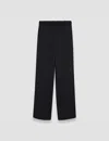 Joseph Morissey Comfort Cady Trousers In Black