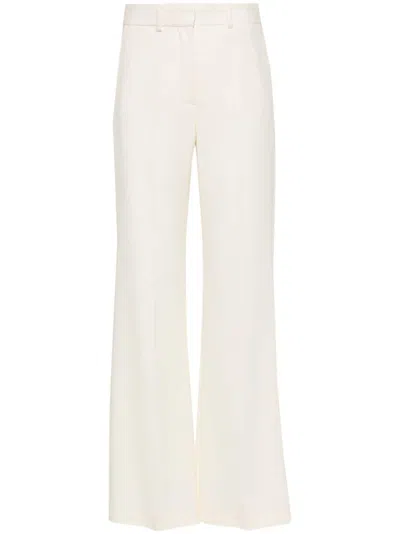 Joseph Pressed-crease Flared Trousers In White
