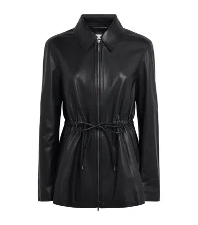 Joseph Nappa Lambskin Tullia Jacket In Black