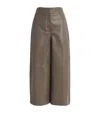 Joseph Nappa Leather Thurlow Trousers In Brown