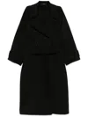 Joseph Long-sleeved Coat In Black