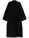 Joseph Long-sleeved Coat In Black