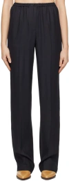 Joseph Viscose Twill Tahiti Trousers In 0370 Navy