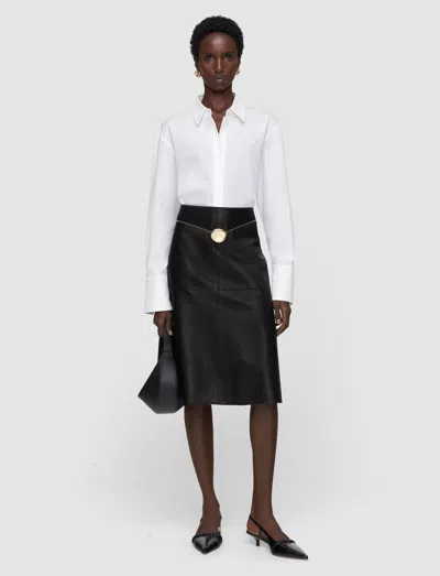 Joseph Nellie Cotton Poplin Shirt In White