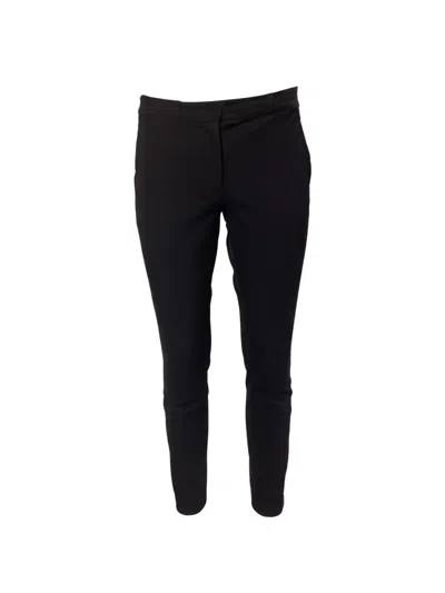 Pre-owned Joseph New Eliston Belt-loops Trousers In Black