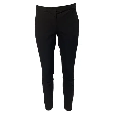Joseph New Eliston Gabardine Stretch Trousers In Black Viscose