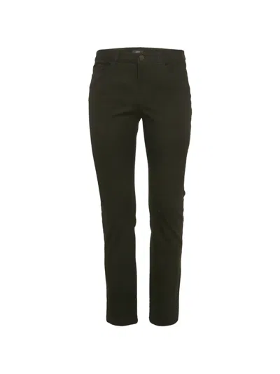 Pre-owned Joseph Nino Gabardine Trousers In Black