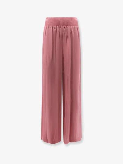 Joseph Nour Satin Trousers In Pink